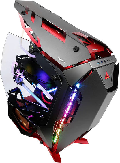 ANTEC Torque Black Red Open Frame Case, Mid Tower, E-ATX