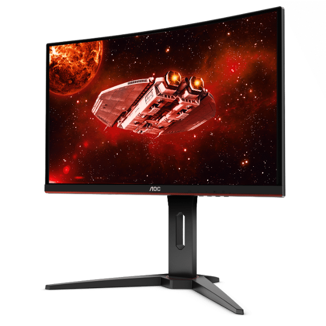 AOC 27" Curved VA QHD Gaming Monitor - 144Hz, 1ms, FreeSync Premium, HDR, VESA Mount