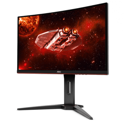 AOC 27" Curved VA QHD Gaming Monitor - 144Hz, 1ms, FreeSync Premium, HDR, VESA Mount