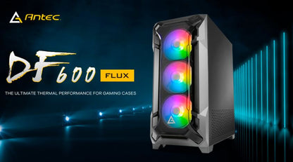 Antec DF600 FLUX - High-Airflow ARGB Gaming Case