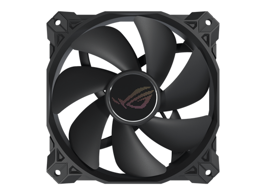 ASUS ROG STRIX XF120 4-Pin PWM Fan for PC Case/Radiator/CPU Cooling 120x120x25 Whisper Quiet Anti Vibration