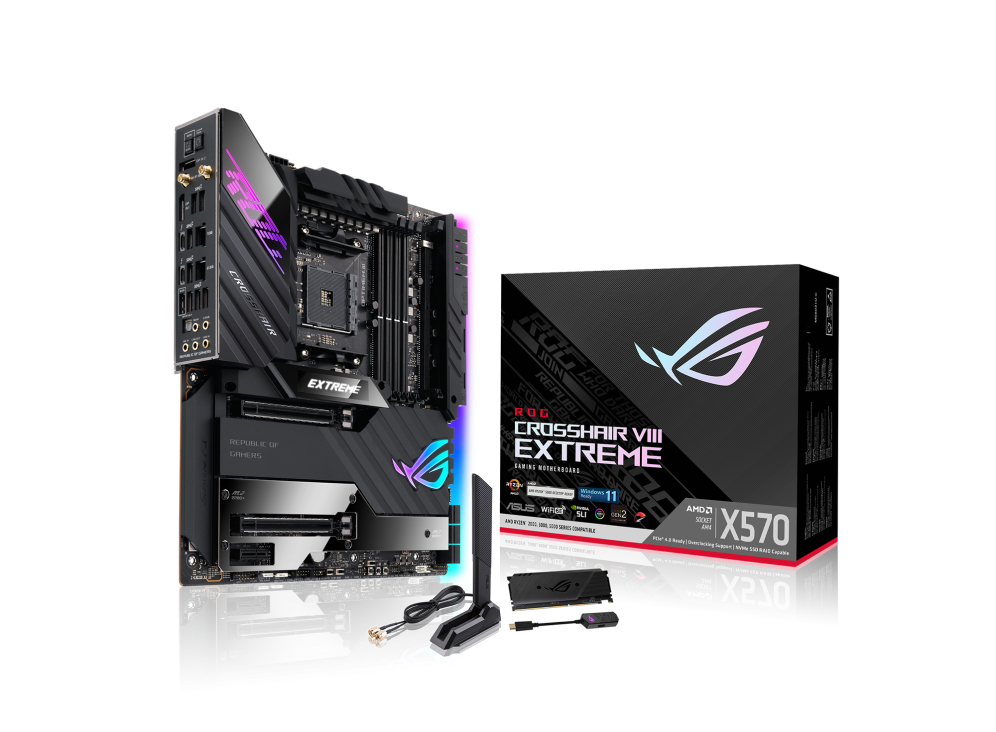 ASUS ROG Crosshair VIII Extreme AMD X570 EATX Gaming Motherboard