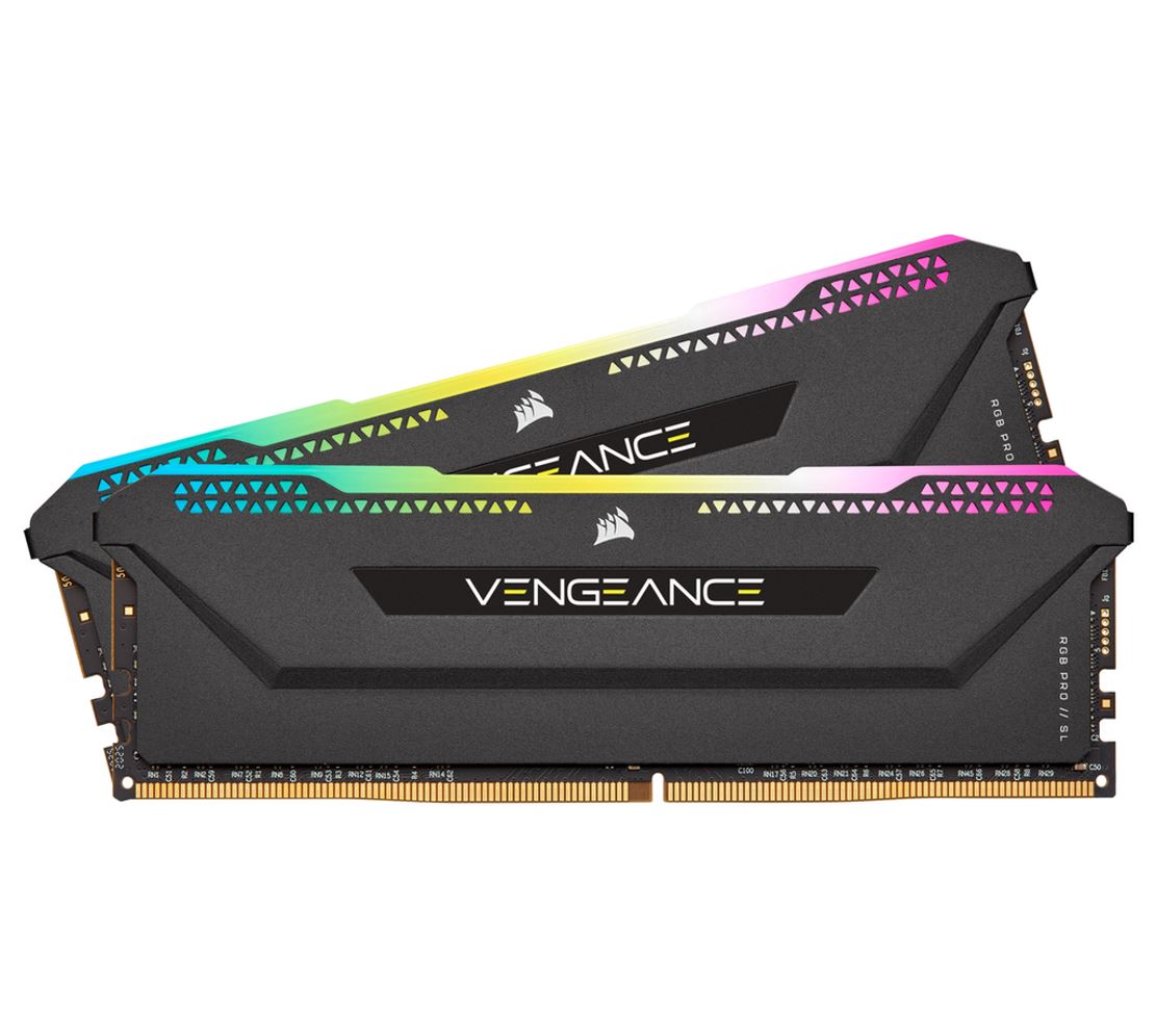 CORSAIR Vengeance RGB PRO SL 32GB (2x16GB) DDR4 3200Mhz C16 Black