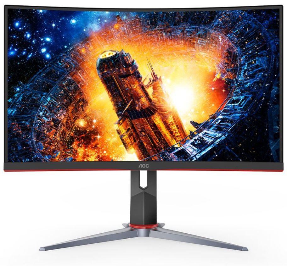 AOC 31.5" Curved FHD Gaming Monitor - 165Hz, 1ms, FreeSync, Ultra Narrow Border, VESA 100mm