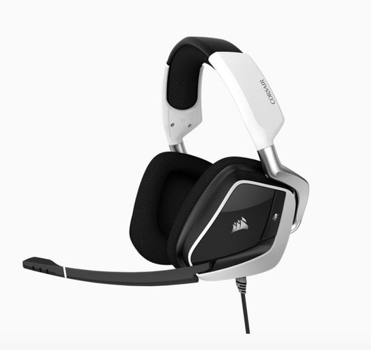 Corsair VOID Elite White USB Wired Premium Gaming Headset