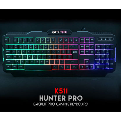 HUNTER PRO K511 Backlit Pro Gaming Keyboard