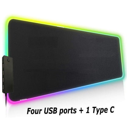 LED Gaming Mouse Pad Large