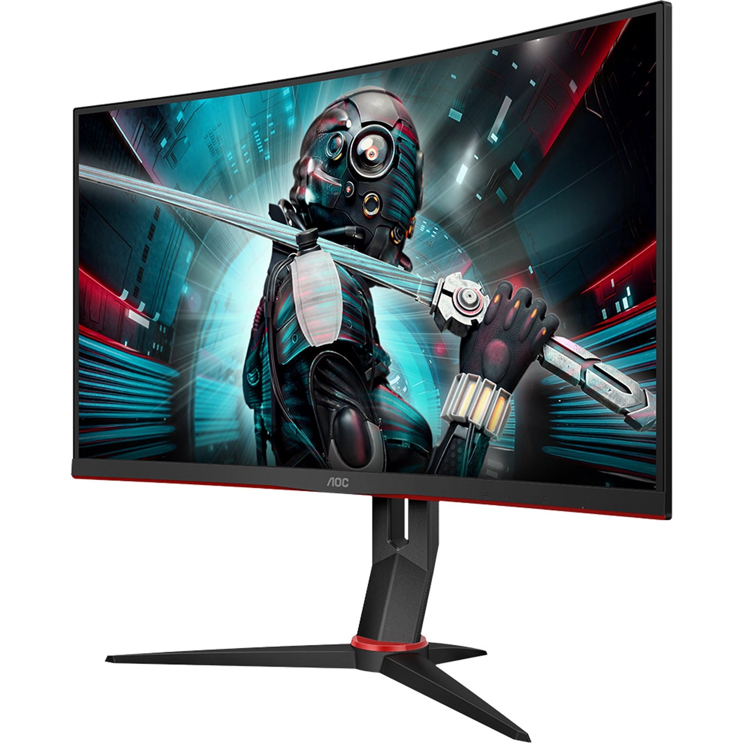 AOC 27" Curved VA QHD Gaming Monitor - 144Hz, 1ms, FreeSync Premium, HDR, VESA Mount